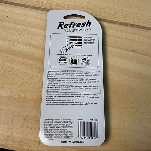 Refresh Your Car 6 Packs Of 6 Refined Nights Scent Car Vent Clip Air Fresheners - Picture 6 of 6